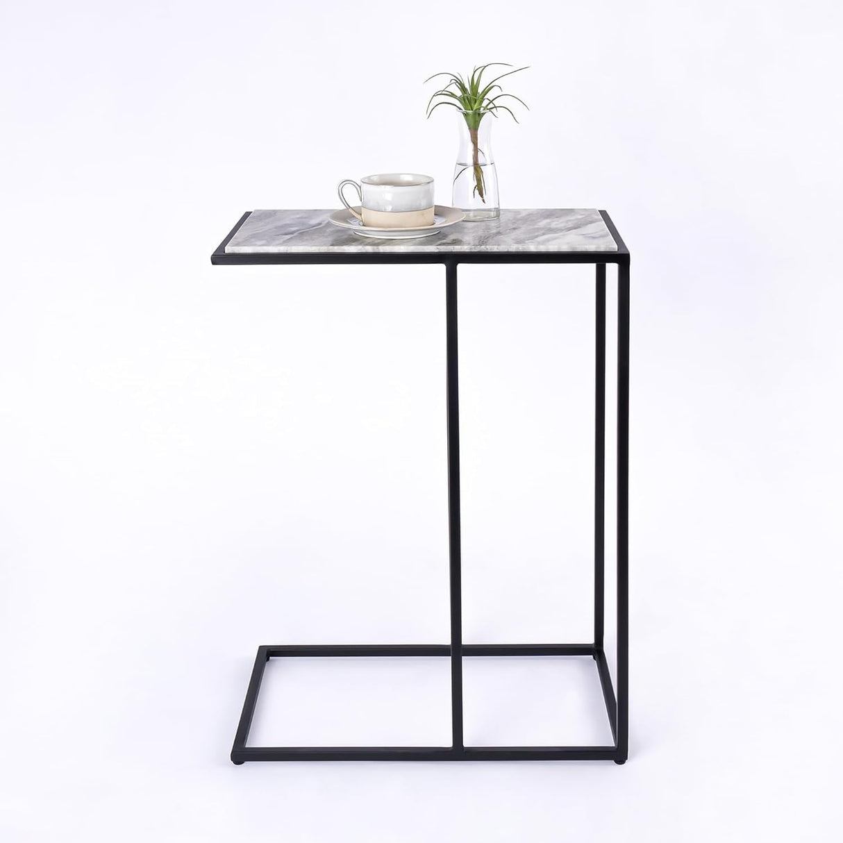 Aurora Home Genuine Marble Top Rectangular C Table