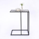 Aurora Home Genuine Marble Top Rectangular C Table