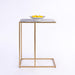 Aurora Home Genuine Marble Top Rectangular C Table