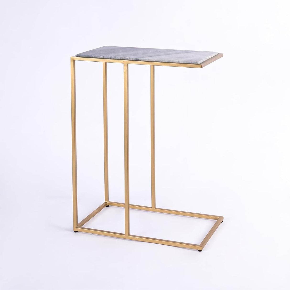 Aurora Home Genuine Marble Top Rectangular C Table