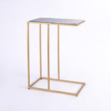 Aurora Home Genuine Marble Top Rectangular C Table