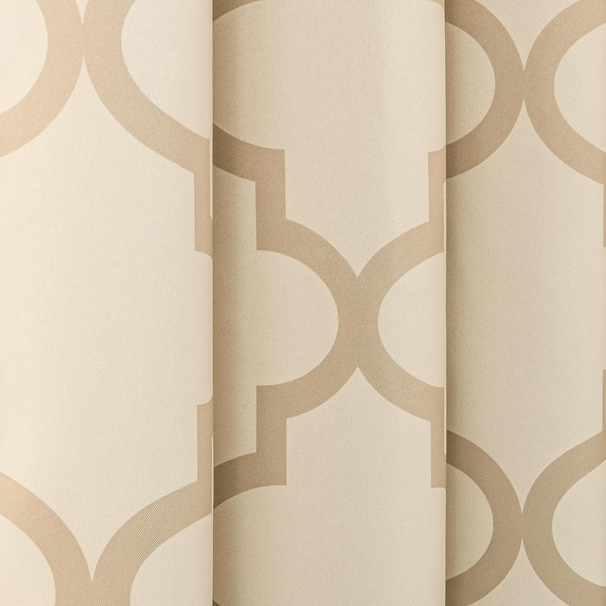 Aurora Home Moroccan Tile 63 Inch Room Darkening Curtain Panel Pair - 52 x 63
