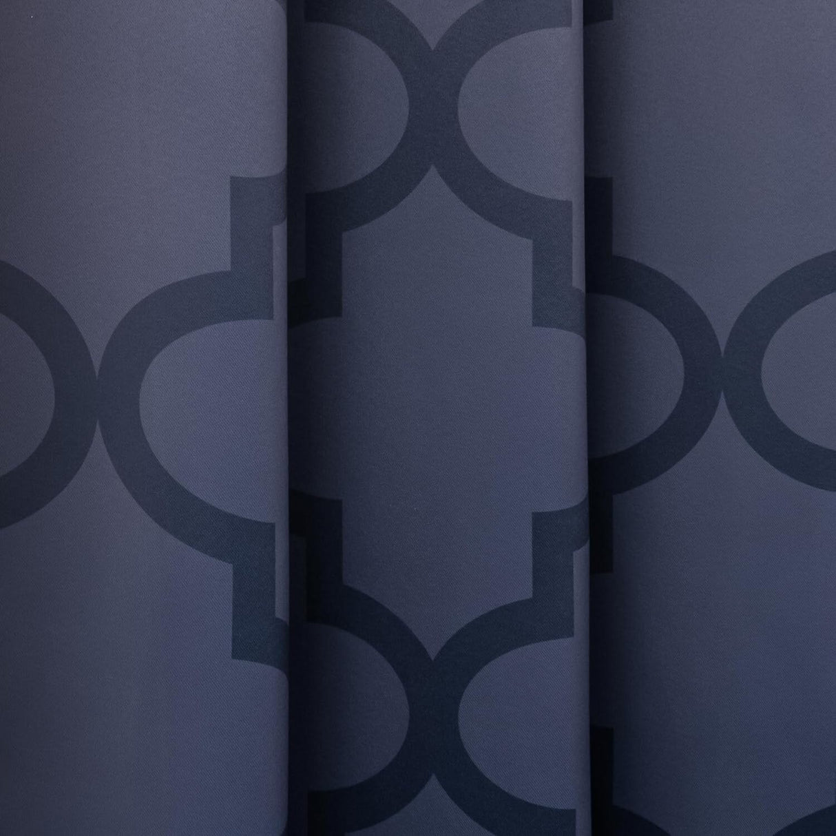 Aurora Home Moroccan Tile 63 Inch Room Darkening Curtain Panel Pair - 52 x 63