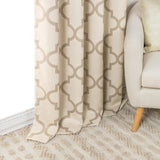 Aurora Home Moroccan Tile 63 Inch Room Darkening Curtain Panel Pair - 52 x 63