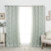 Aurora Home Moroccan Tile 63 Inch Room Darkening Curtain Panel Pair - 52 x 63
