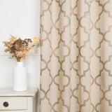 Aurora Home Moroccan Tile 63 Inch Room Darkening Curtain Panel Pair - 52 x 63