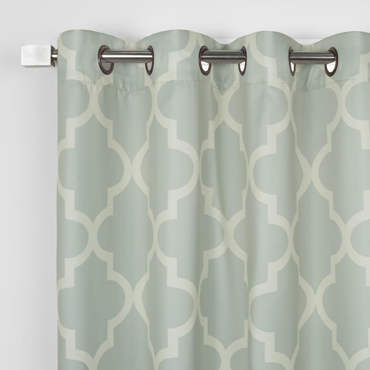 Aurora Home Moroccan Tile 63 Inch Room Darkening Curtain Panel Pair - 52 x 63