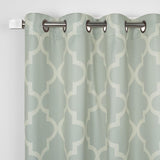 Aurora Home Moroccan Tile 63 Inch Room Darkening Curtain Panel Pair - 52 x 63
