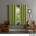 Aurora Home Silver Grommet Top 63-inch Blackout Curtain Pair - 52 x 63 - 52 x 63