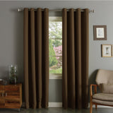 Aurora Home Thermal Insulated Blackout Curtain Panel Pair - 52"w x 90"l