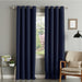 Aurora Home Thermal Insulated Blackout Curtain Panel Pair - 52"w x 90"l