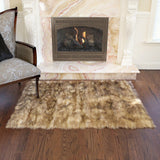 Aurora Home Wild Mannered Luxury Long Faux Fur Rug (3'4 x 4'10)