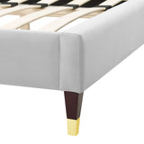 Aurora Performance Velvet Twin Bed