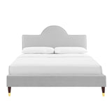 Aurora Performance Velvet Twin Bed