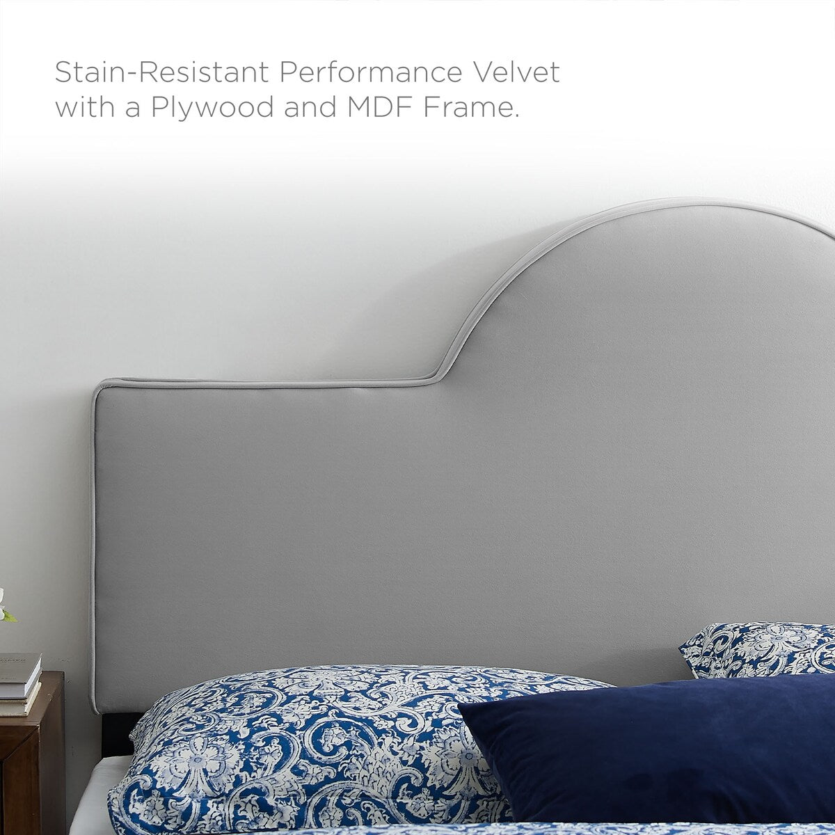 Aurora Performance Velvet Twin Bed