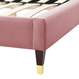 Aurora Performance Velvet Twin Bed