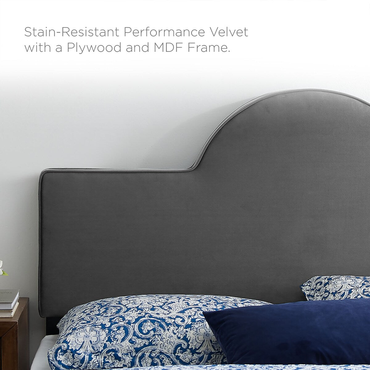 Aurora Performance Velvet Twin Bed