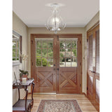 Austen 12.2" Metal LED Semi-Flush Mount, Antique White by JONATHAN Y
