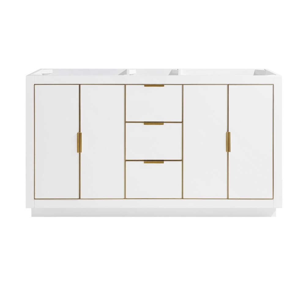 Austen 60 in. Single Bathroom Vanity Cabinet Only in White