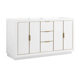 Austen 60 in. Single Bathroom Vanity Cabinet Only in White