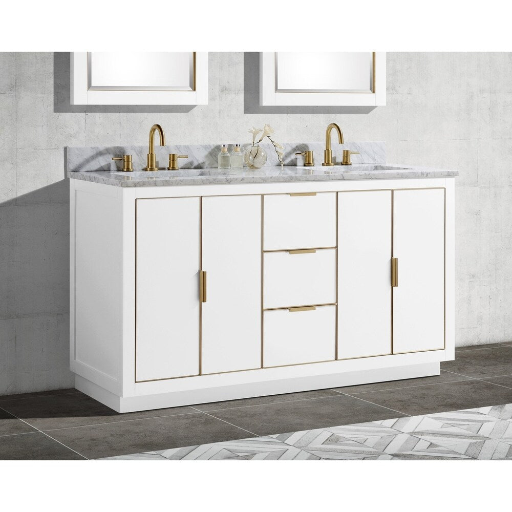 Austen 60 in. Single Bathroom Vanity Cabinet Only in White