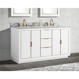 Austen 60 in. Single Bathroom Vanity Cabinet Only in White