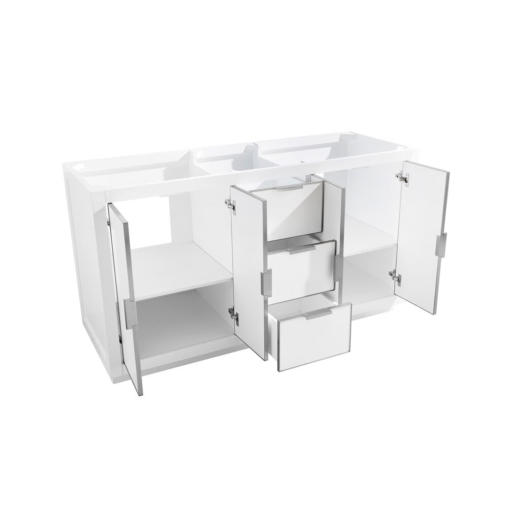 Austen 60 in. Single Bathroom Vanity Cabinet Only in White