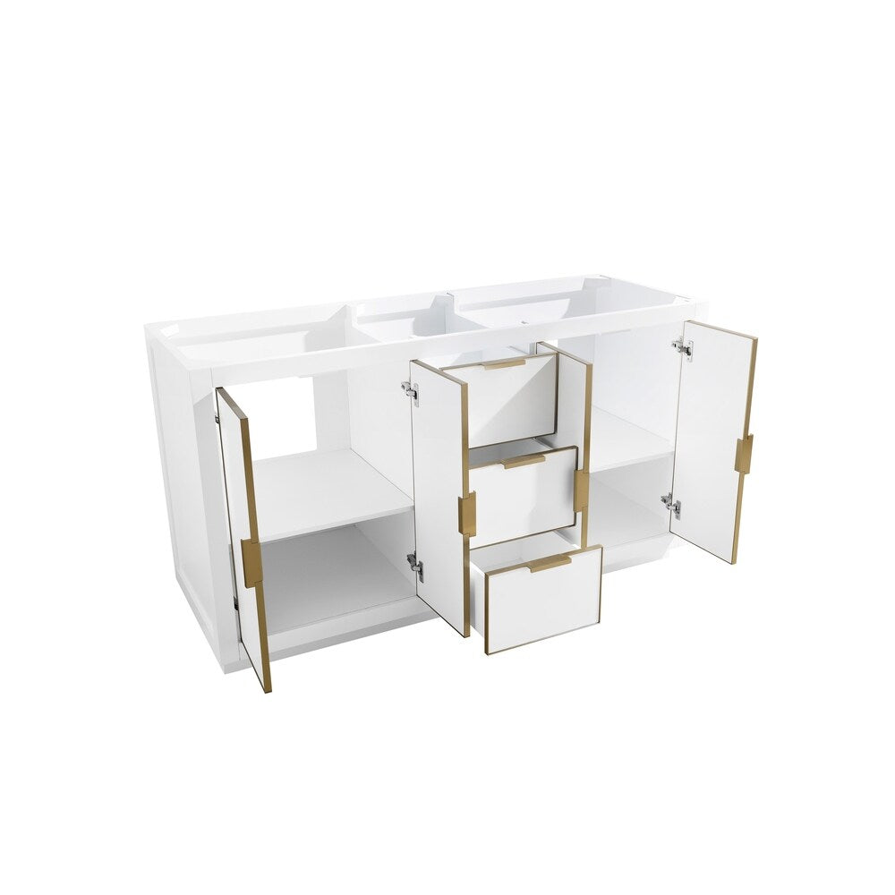 Austen 60 in. Single Bathroom Vanity Cabinet Only in White