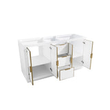 Austen 60 in. Single Bathroom Vanity Cabinet Only in White