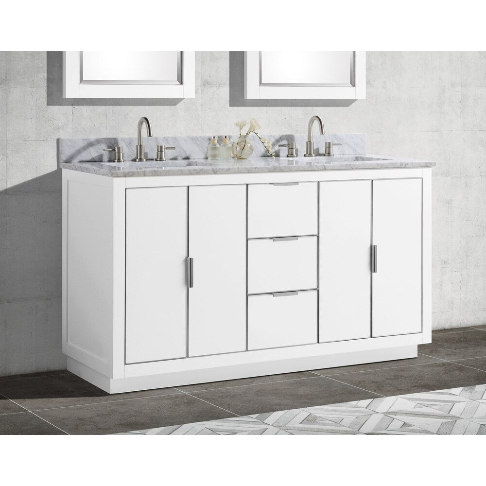 Austen 60 in. Single Bathroom Vanity Cabinet Only in White