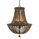 Handley 6-light Tobacco Chandelier