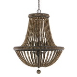 Handley 6-light Tobacco Chandelier