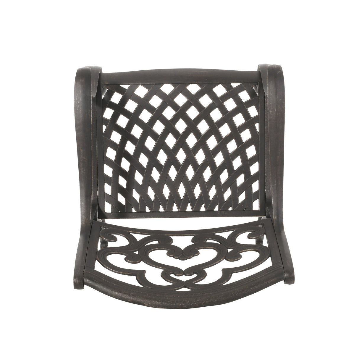 Austin Outdoor Cast Aluminum Dining Chair (Set of 2) by Christopher Knight Home