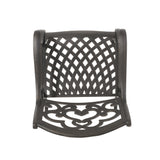 Austin Outdoor Cast Aluminum Dining Chair (Set of 2) by Christopher Knight Home