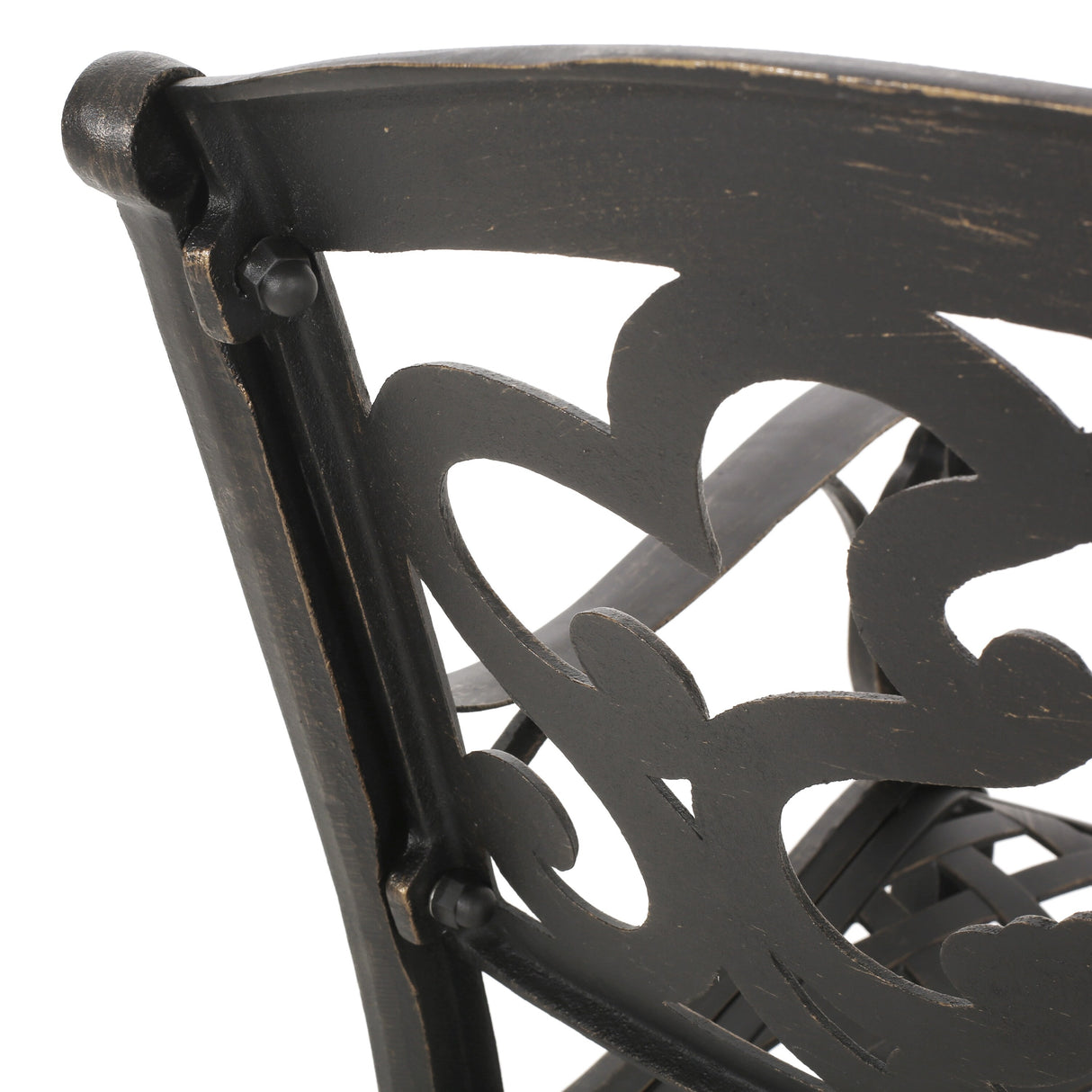 Austin Outdoor Cast Aluminum Dining Chair (Set of 2) by Christopher Knight Home
