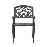 Austin Outdoor Cast Aluminum Dining Chair (Set of 2) by Christopher Knight Home