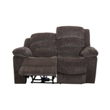 Austin Stone Full Power Dual Recliner Loveseat with Headrest
