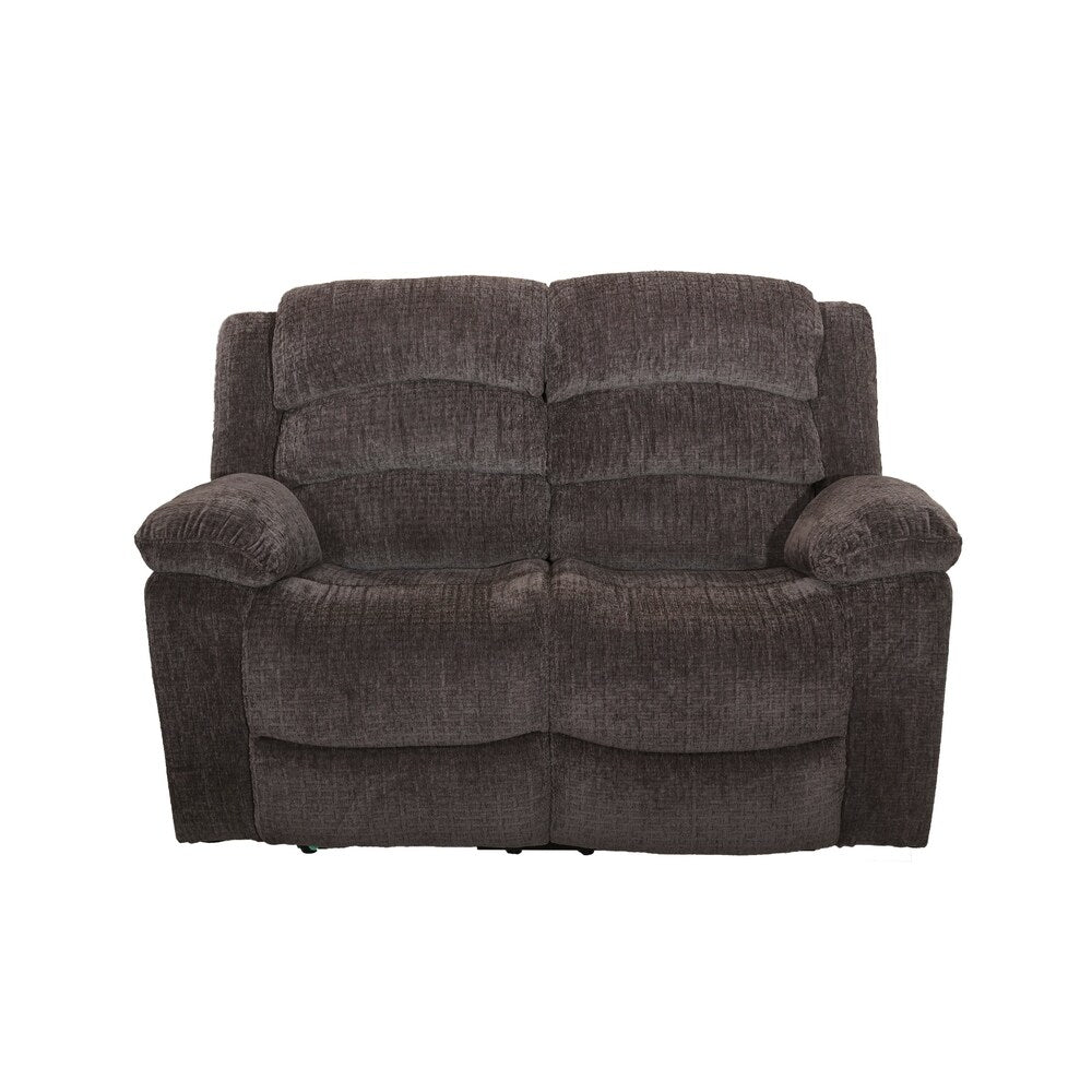 Austin Stone Full Power Dual Recliner Loveseat with Headrest