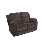 Austin Stone Full Power Dual Recliner Loveseat with Headrest