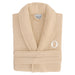 Authentic Hotel Spa Unisex Turkish Cotton Terry Cloth Bath Robe with single letter White Bookman Monogram.