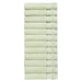 Authentic Hotel and Spa 100% Aeagean Long Staple Turkish Cotton, STARLIGHT Terry Washcloths (Set of 12)