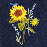 Authentic Hotel and Spa 100% Turkish Cotton Girasol 4PC Embellished Towel Set