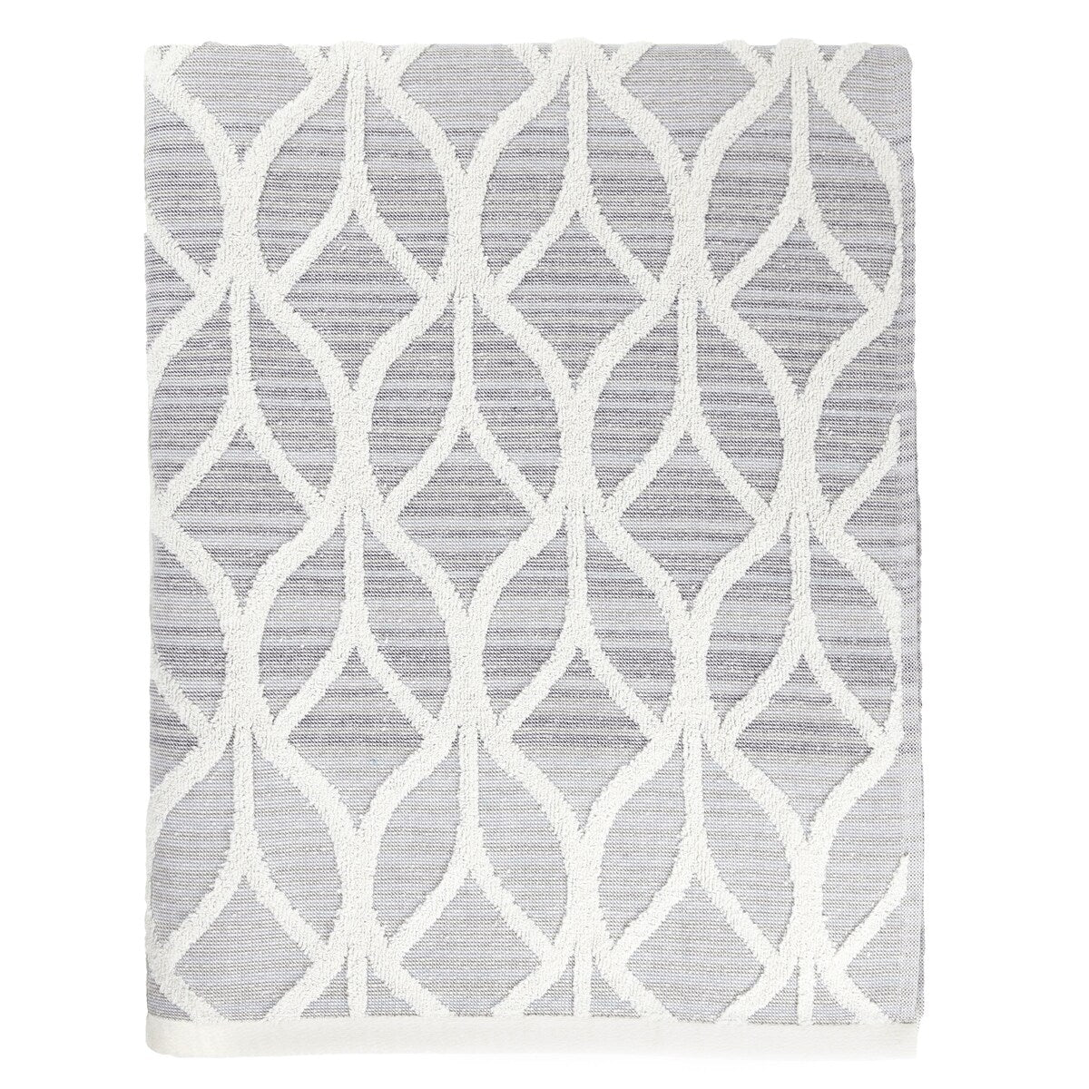 Authentic Hotel and Spa Alev Jacquard Bath & Hand Towel Set