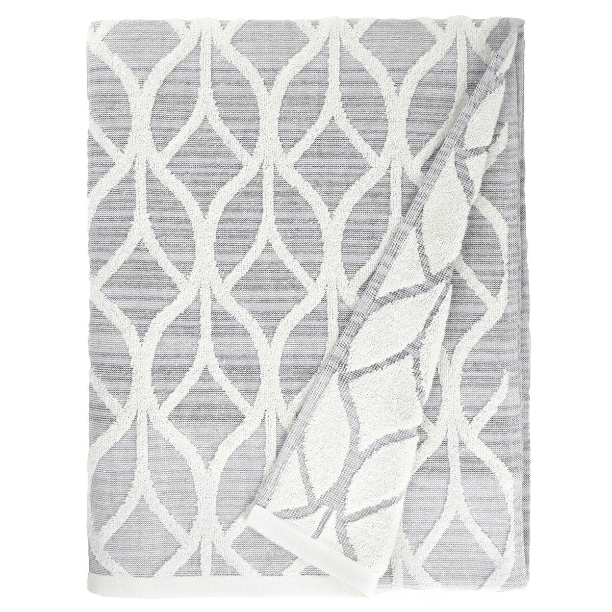 Authentic Hotel and Spa Alev Jacquard Bath & Hand Towel Set
