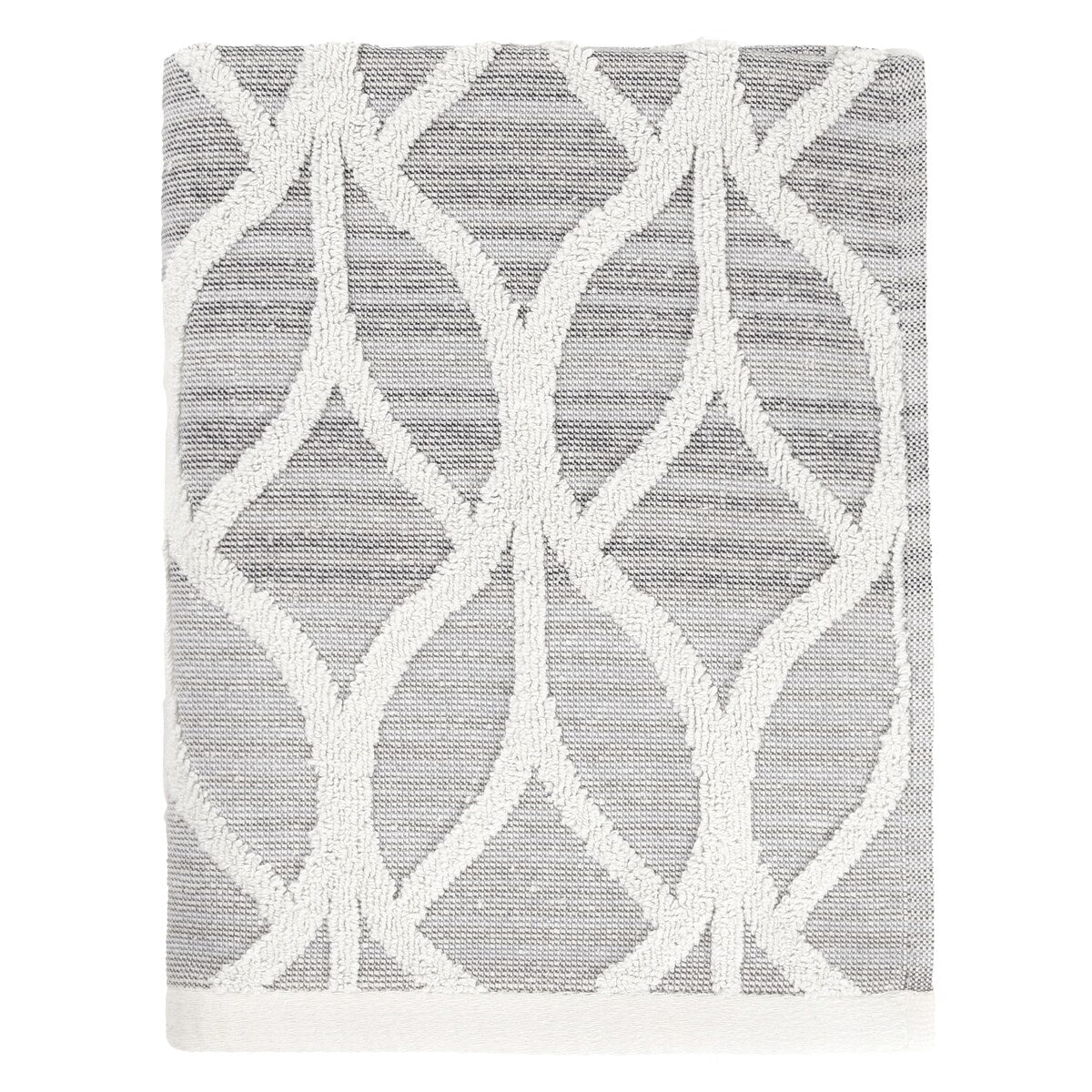 Authentic Hotel and Spa Alev Jacquard Bath & Hand Towel Set