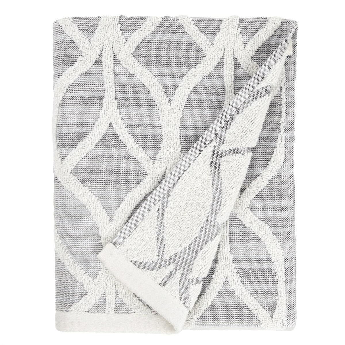 Authentic Hotel and Spa Alev Jacquard Bath & Hand Towel Set