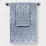 Authentic Hotel and Spa Alev Jacquard Bath & Hand Towel Set