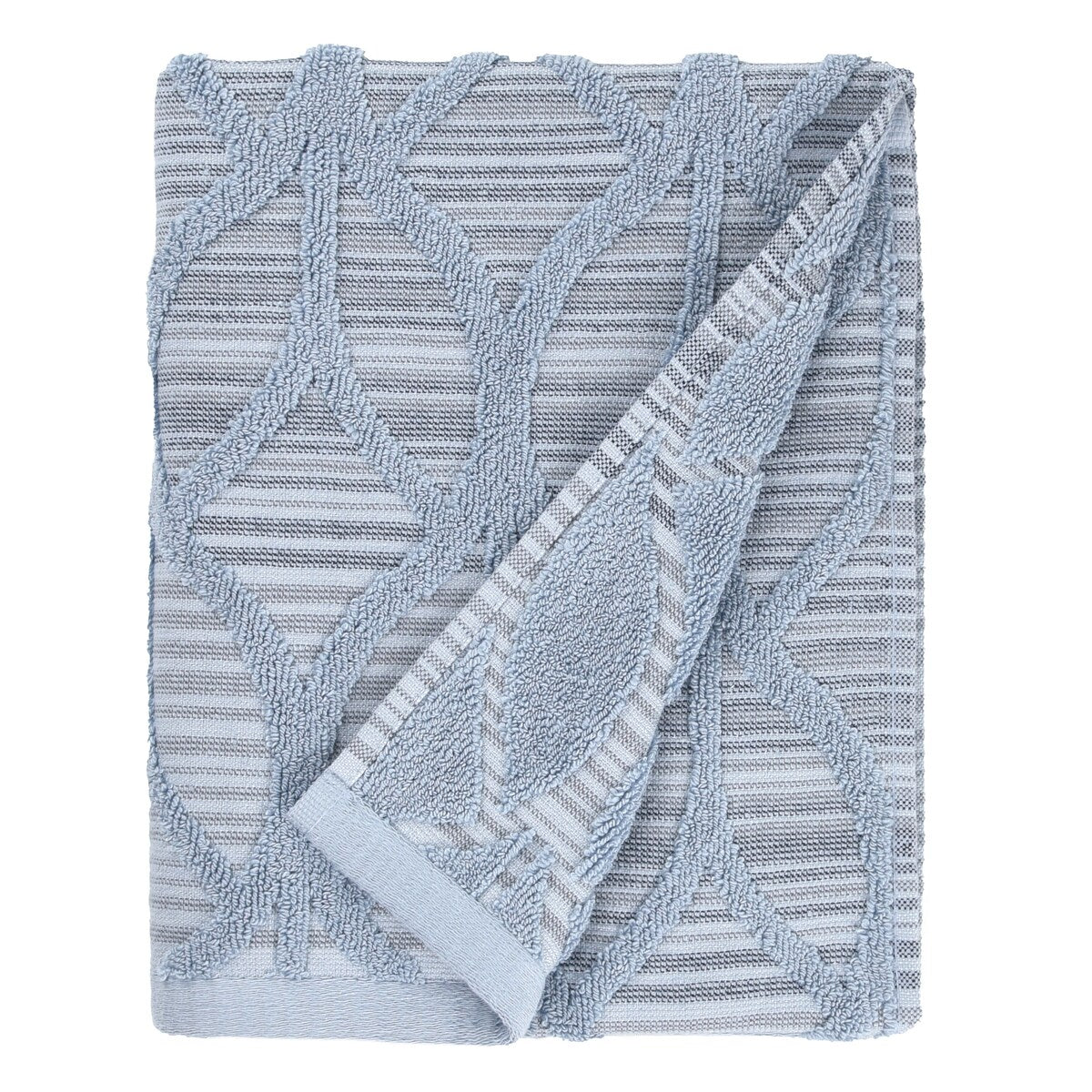 Authentic Hotel and Spa Alev Jacquard Bath & Hand Towel Set