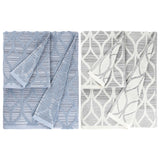 Authentic Hotel and Spa Alev Jacquard Bath & Hand Towel Set