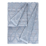 Authentic Hotel and Spa Alev Jacquard Bath & Hand Towel Set